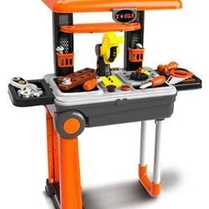 ست اسباب بازی میز ابزار 2 در 1 چمدانی کودک Case Workbench 2 in 1 Tool Set_اسباب بازی